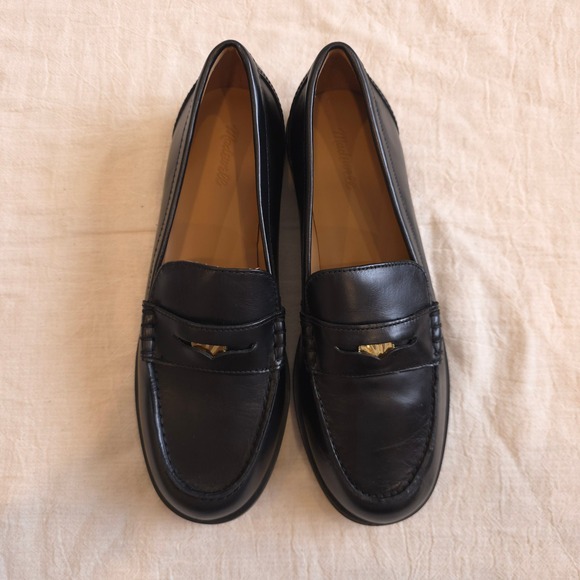 Madewell Shoes - Madewell The Grayson Penny Loafer - True Black/ Size 8/ NX647